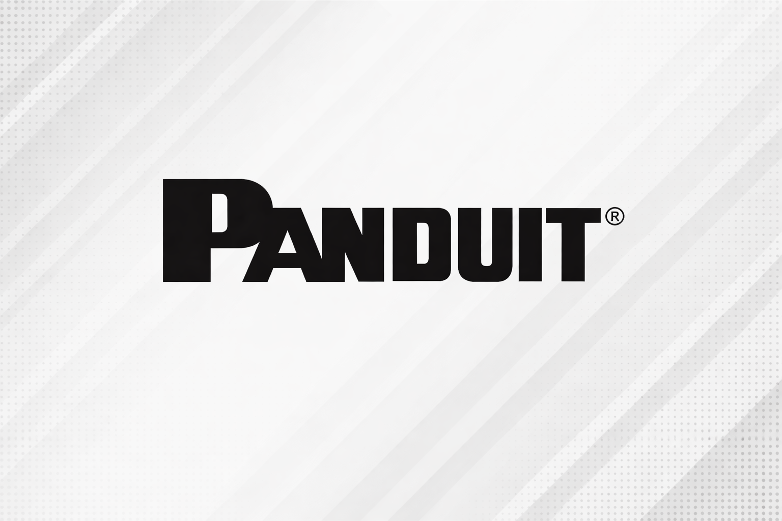 PANDUIT logo on modern backdrop